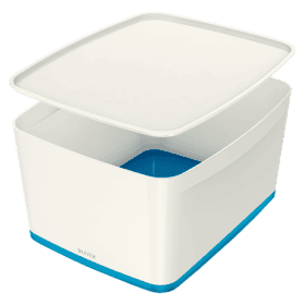 Grande Boîte de rangement design bicolore 18 litres My Box Leitz