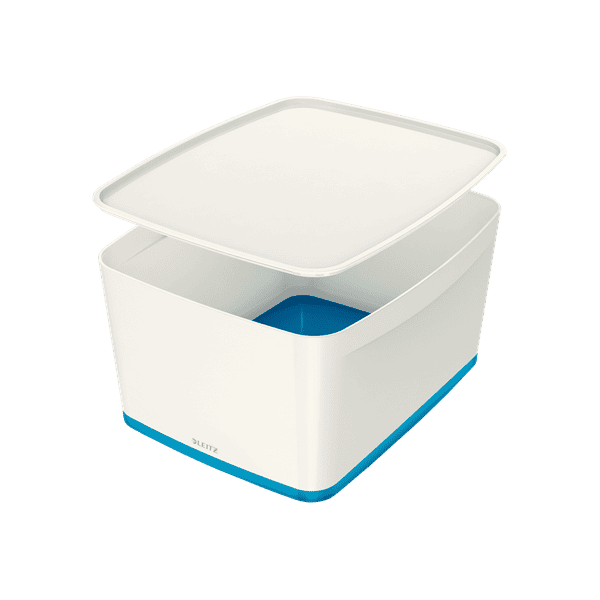 Grande Boîte de rangement design bicolore 18 litres My Box Leitz