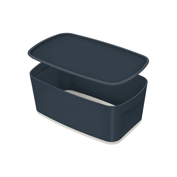 Petit bac de rangement avec couvercle 5 litres My Box Cosy Leitz