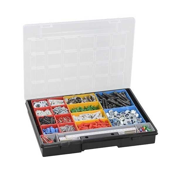 Boîte d'assortiment EuroPlus Flex pour ranger les vis