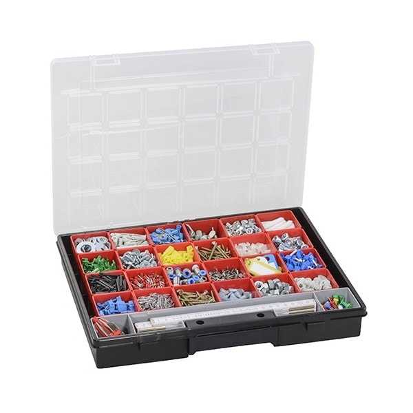 Boîte avec 24 casiers amovibles