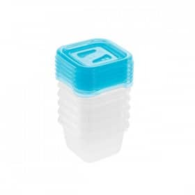 Lot de 6 Petites Boîtes pour conserver les restes de repas
