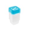 Lot de 6 Petites Boîtes pour conserver les restes de repas
