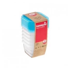 Lot de 6 Petites Boîtes de conservation congélation 90 ml Keeeper