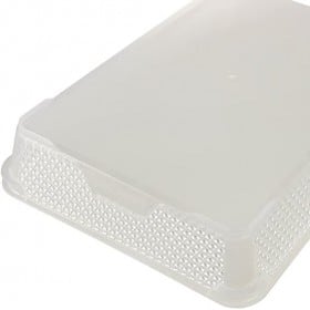Corbeille de rangement A4 Transparente pour bureau et école Keeeper