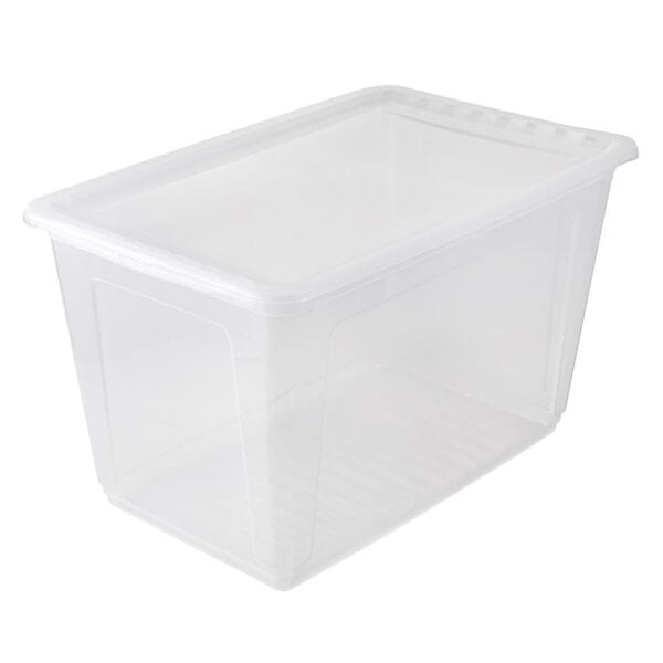 Boîte de rangement 52 litres avec aération pour Chaussures Vêtements Keeeper