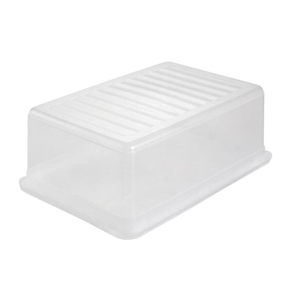 Boîte de rangement plate transparente empilable 18 litres KEEEPER