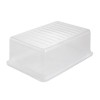 Boîte de rangement plate transparente empilable 18 litres KEEEPER