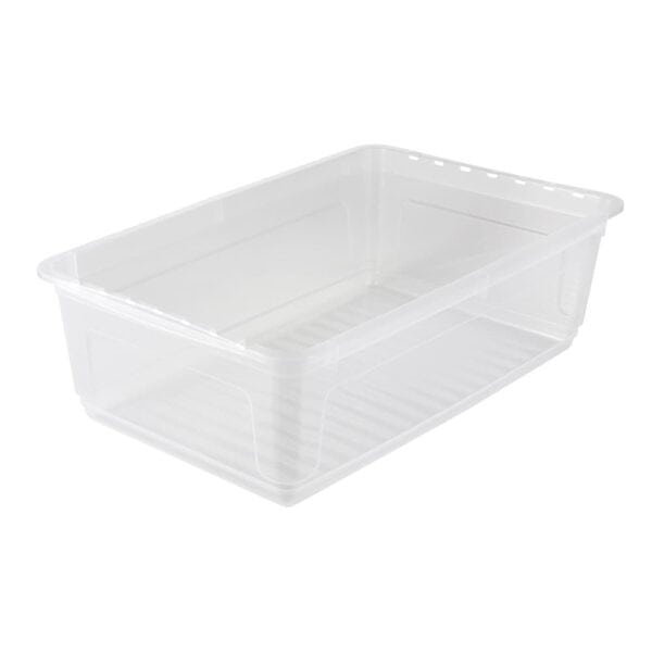 Boîte de rangement plate avec aération 30 litres pour Chaussures Vêtements KEEEPER