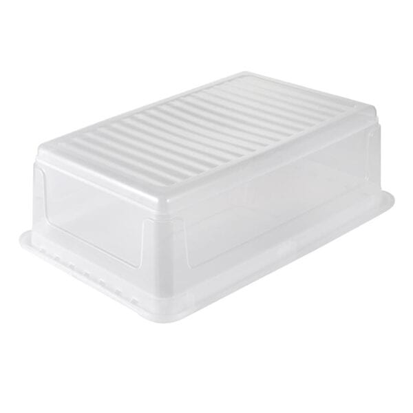 Boîte de rangement plate avec aération 30 litres pour Chaussures Vêtements KEEEPER