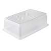 Boîte de rangement plate avec aération 30 litres pour Chaussures Vêtements KEEEPER