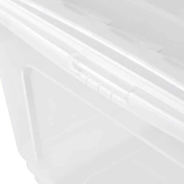Boîte de rangement plate avec aération 30 litres pour Chaussures Vêtements KEEEPER