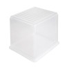 Boîte de rangement transparente avec aération pour vêtements 30 litres KEEEPER