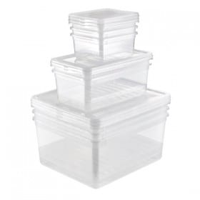 Lot de 8 boîtes de rangement Spéciales Chaussures ou Vêtements Keeeper