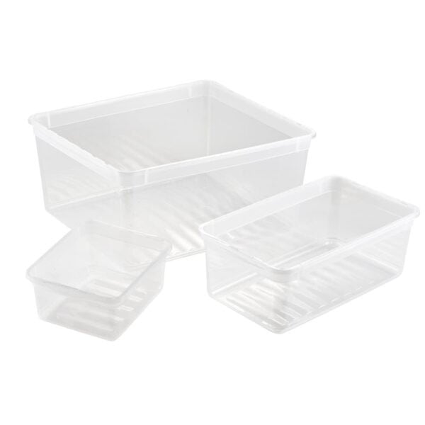 Lot de 8 boîtes de rangement Spéciales Chaussures ou Vêtements KEEEPER