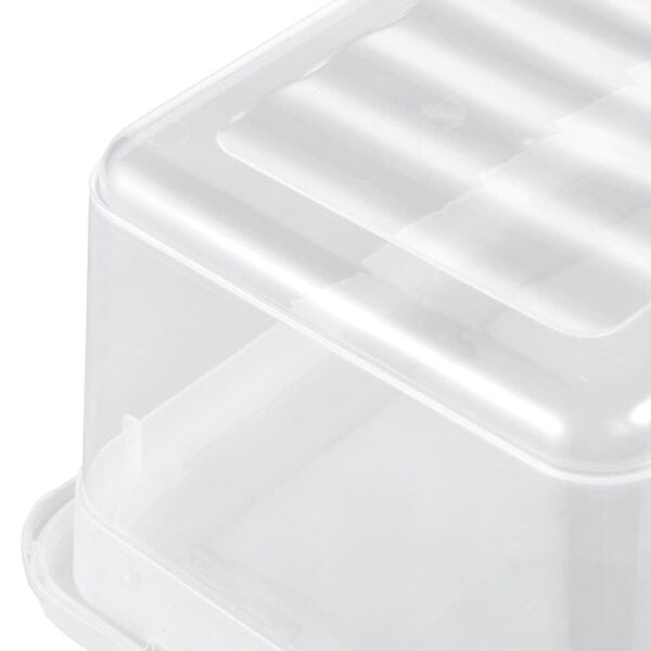 Lot de 4 boîtes de rangement pour Chaussures ou Vêtements 5,6 litres KEEEPER