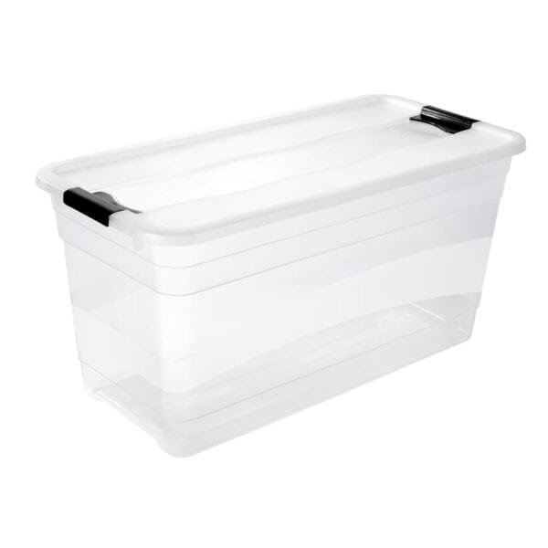 Grande Boîte de rangement transparente 83 litres Keeeper