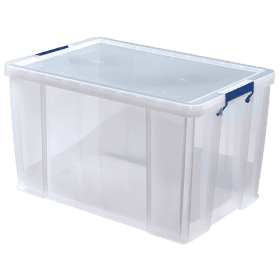 Grande Boîte de rangement en plastique pour professionnel 85 litres FELLOWES