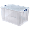 Grande Boîte de rangement en plastique pour professionnel 85 litres FELLOWES