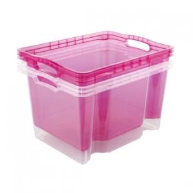 Caisse de rangement solide empilable 13,5 litres KEEEPER