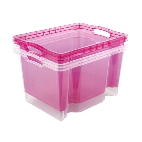 Caisse de rangement solide empilable 13,5 litres KEEEPER