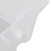 Caisse de rangement solide transparente 24 litres KEEEPER