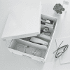 Boîte carton compartimentée multi usages avec couvercle LEITZ