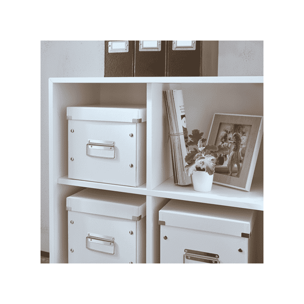 Boîte de rangement Cube en Carton Solide Taille Moyenne Leitz