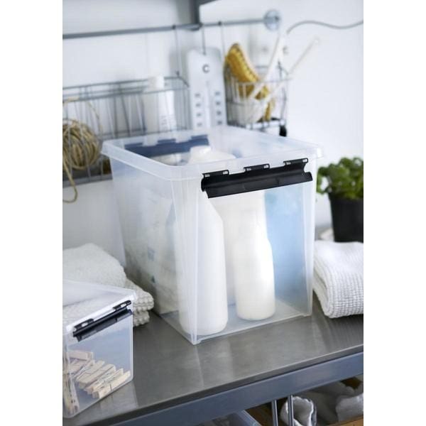 Boîte de rangement haute transparente 14 litres SMARTSTORE