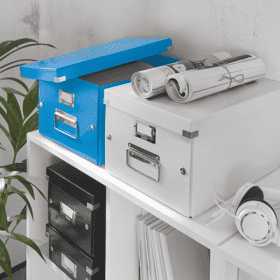 Boîte de rangement en carton Taille Moyenne A4+ Leitz