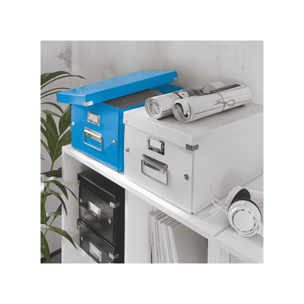 Boîte de rangement en carton Taille Moyenne A4+ Leitz