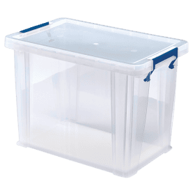 Boîte de rangement transparente professionnelle 18,5 litres FELLOWES