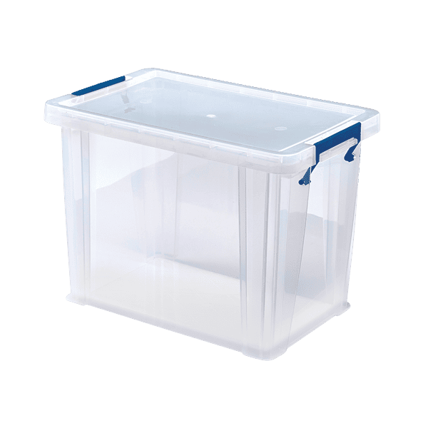 Boîte de rangement transparente professionnelle 18,5 litres FELLOWES