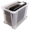 Boîte de rangement transparente professionnelle 18,5 litres FELLOWES