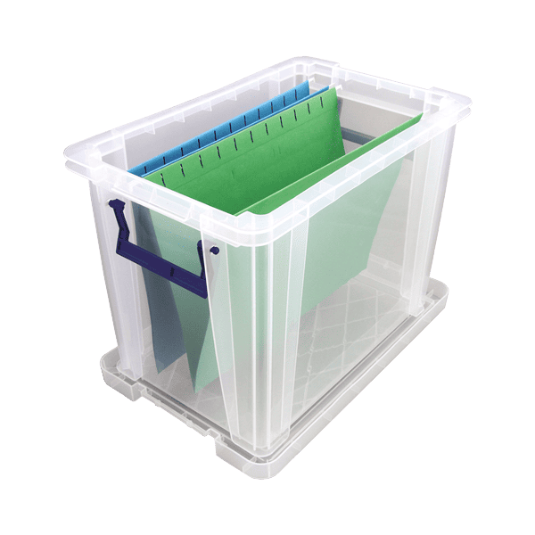 Boîte de rangement transparente professionnelle 18,5 litres FELLOWES