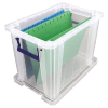 Boîte de rangement transparente professionnelle 18,5 litres FELLOWES
