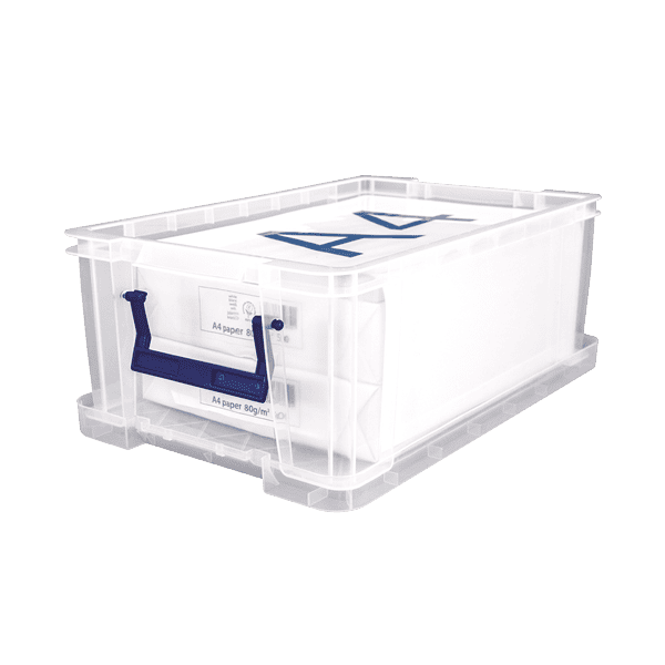Lot de 4 Boîtes de rangement Professionnelles 2 x 5,5 l / 1 x 10 l / 1 x 18,5 l FELLOWES