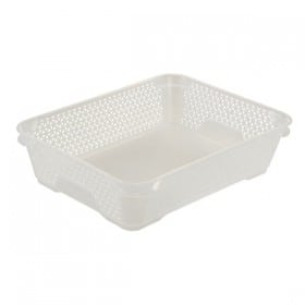 Corbeille de rangement bureau transparente A5 Keeeper