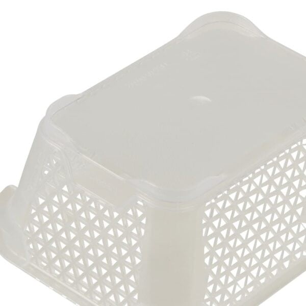 Corbeille de rangement transparente haute A7 Keeeper