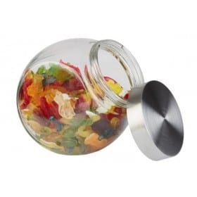 Bocal en verre pour bonbon pâtes riz 1 litre APS