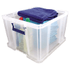 Boîte de rangement transparente pour professionnel 48 litres FELLOWES