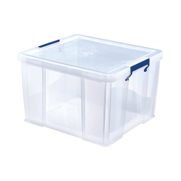 Boîte de rangement transparente pour professionnel 48 litres FELLOWES