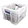 Boîte de rangement transparente pour professionnel 48 litres FELLOWES