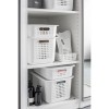 Couvercle blanc pour panier de rangement Basket Recycled 10/15/20 Smartstore