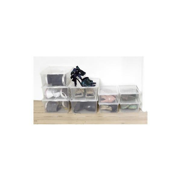 Boîte à chaussures empilable petit modèle Basic Box Plast team