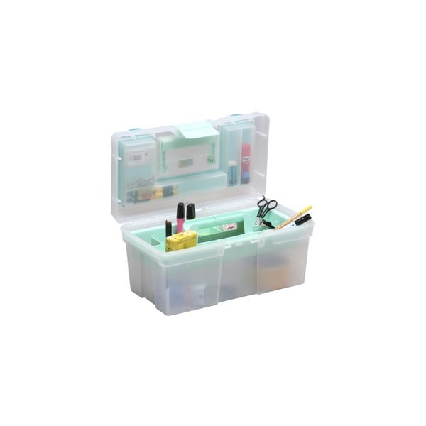 Mallette à Outils Transparente Colorée Allit