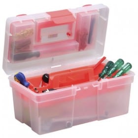 Mallette à Outils Transparente Colorée Allit