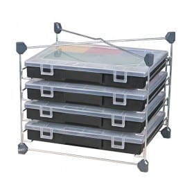 Rack pour boîtes de rangement EuroPlus Depot 37 Allit