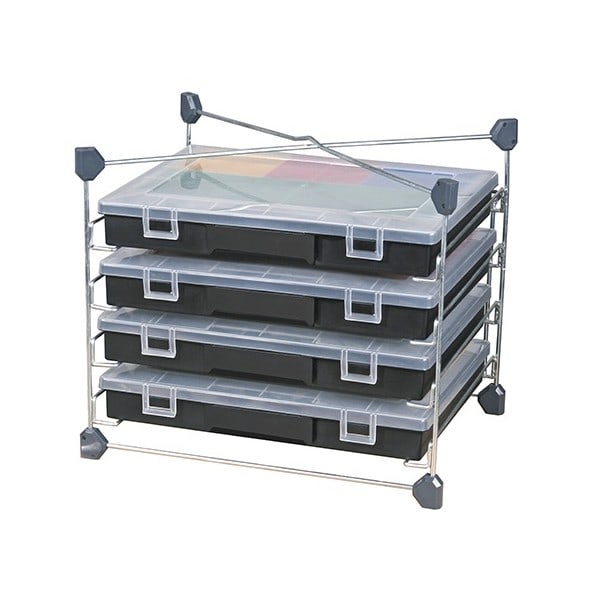 Rack pour boîtes de rangement EuroPlus Depot 37 Allit