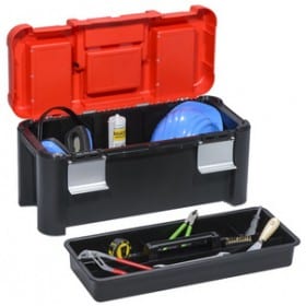 Grande boîte à outils vide poignée aluminium C25 Allit